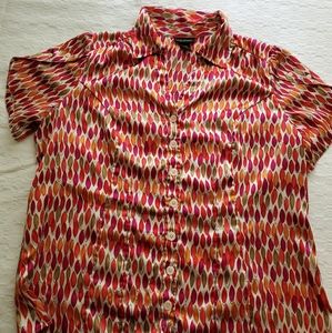 Lane Bryant button down blouse